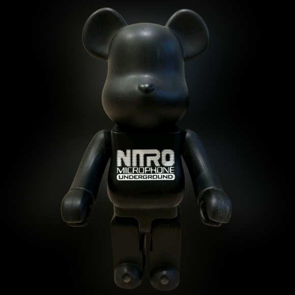 Nitro Microphone Underground Bearbrick | Medicom Be@rbrick | 400% ONLY - Picture 1 of 7